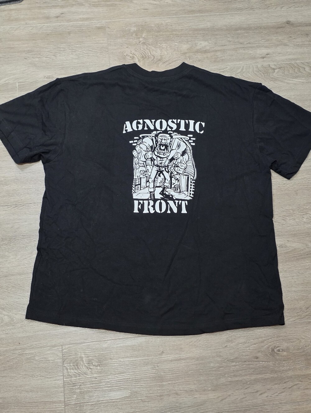 Agnostic Front Tshirt Mens Sz XXL "Wing Horn Ally" Design Hardcore Punk NY